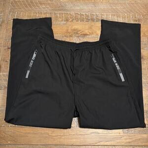 Black Athletic Jogger Pants Drawstring Waist XL 12 Women’s Bottoms Workout